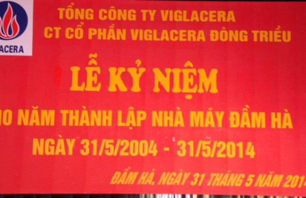 Kỷ niệm 10 năm thành lập Nhà máy Gạch Tuynel Đầm Hà